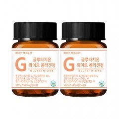 바디프로젝트 글루타치온 화이트 콜라겐정 500mg x 60정 1+1+1  총 6개월