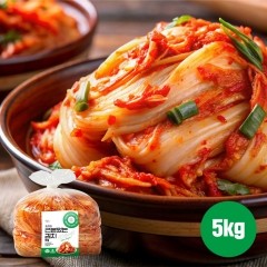 5Kg 첨가제를 넣지 않은 천연발효 포기김치 맛김치 근본있는김치