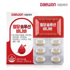 대원제약 혈당솔루션 바나바 500mg x 30정 x 2박스 (총60정)