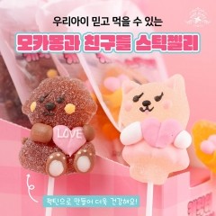 모카몽과 친구들 캐릭터 스틱젤리 32g * 12개