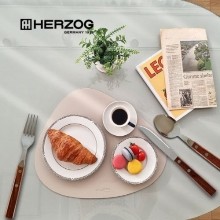 독일 헤르조그(HERZOG) 우드 핸들 커트러리 3P세트(스푼+포크+나이프)