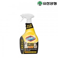 유한락스 펫 메스 리무버 750ml 반려동물 냄새 탈취 얼룩 제거