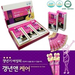 갱년앤케어10gx30포 갱년기여성 홍삼+석류 스틱 쇼핑백증정 남녀공용